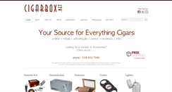 Desktop Screenshot of cigarbox.net